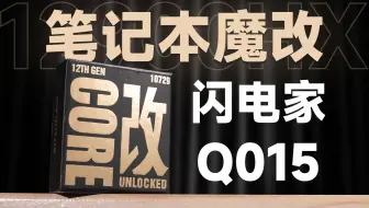 800元的真i9，性能比肩12900K的12900HX魔改ES Q015