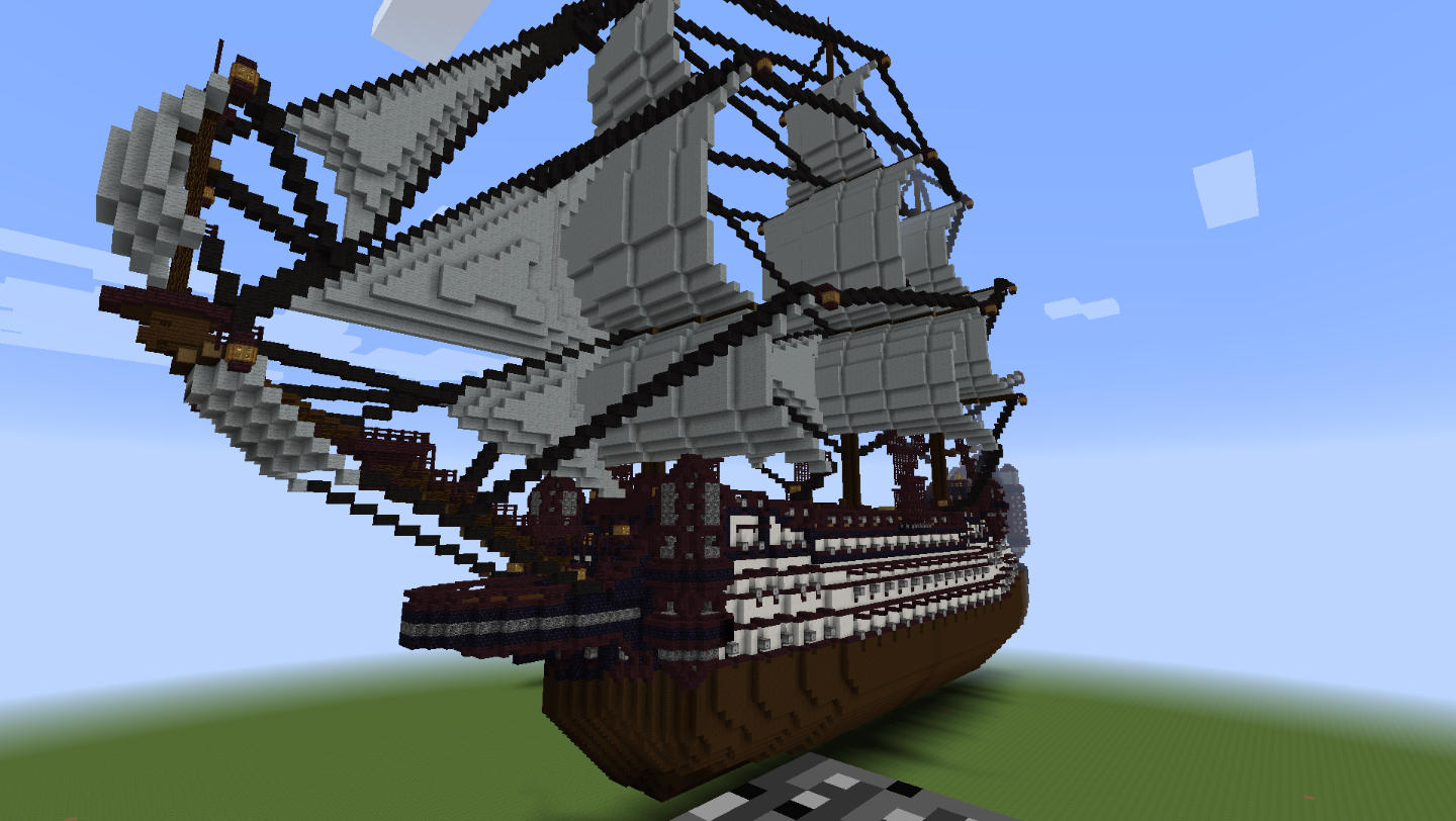 我的世界 风帆战列舰