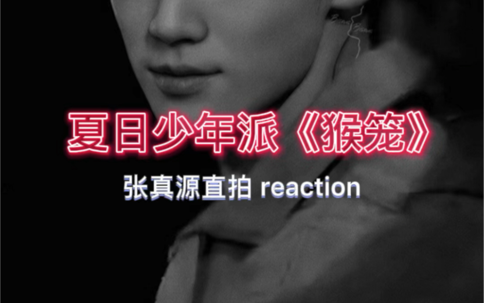 《猴笼》| 张真源直拍reaction_哔哩哔哩_bilibili