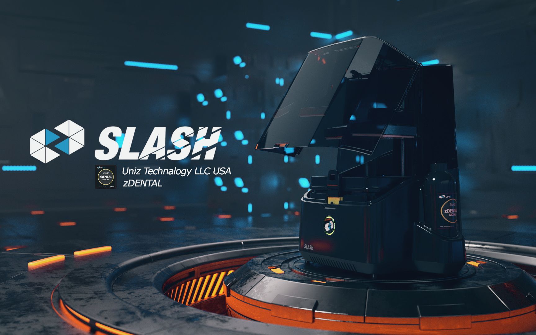 unizslashc3d打印机发布会宣传动画