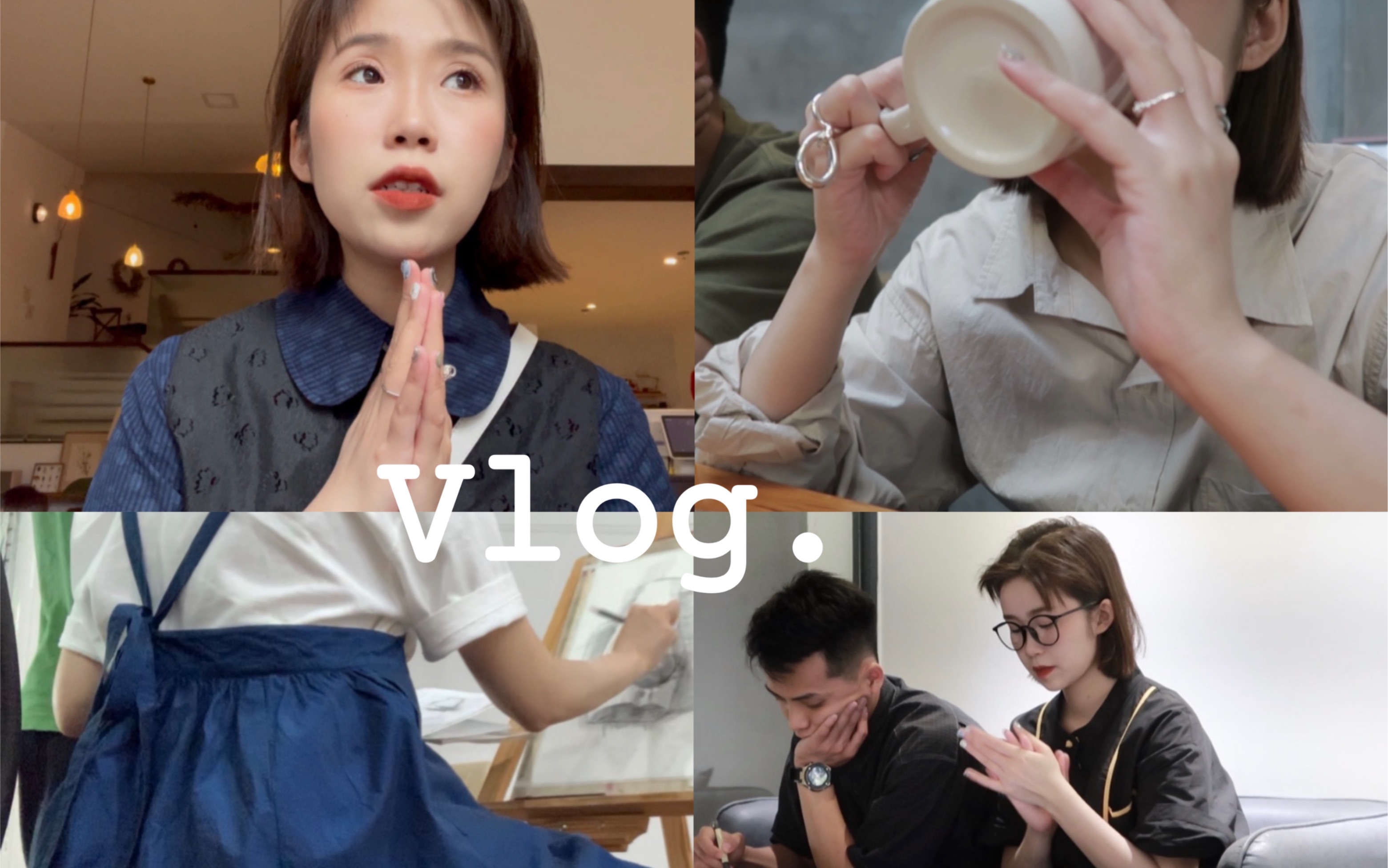 Vlog|情侣生活碎片|美术老师的工作日常𐟎輮Šuu的𐟎来啦哔哩哔哩bilibili