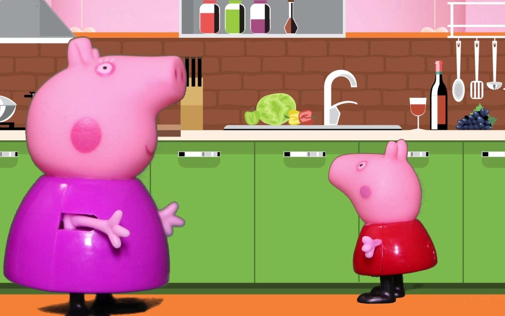 小猪佩奇家里请客佩奇猪妈妈做事总是丢三落四的真是太搞笑了