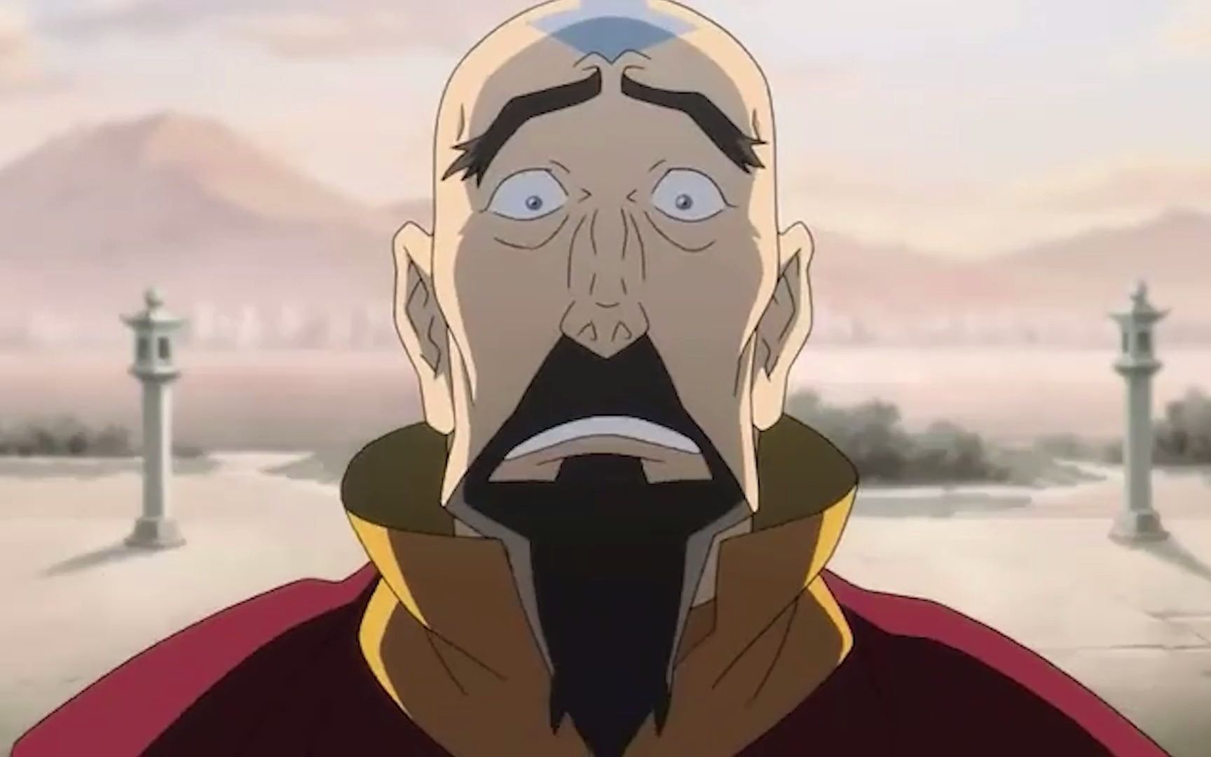 降世神通科拉传奇--这个女主是个狠人,价值两千年的屏风说烧就烧_哔哩