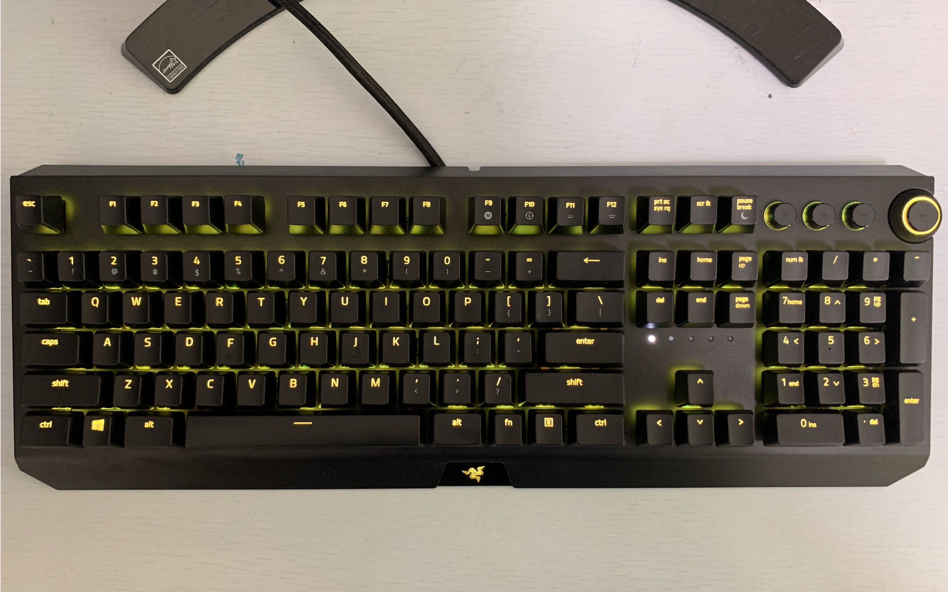 【打字音测试】雷蛇黑寡妇精英版-黄轴 机械键盘试打