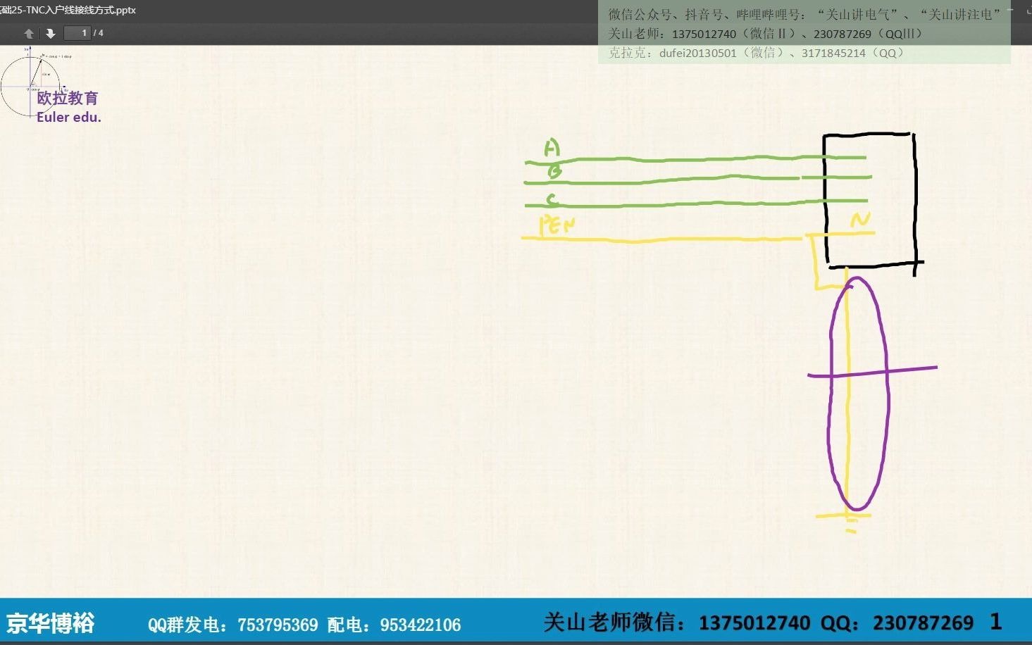 电气基础25TNC入户线接线方式哔哩哔哩bilibili