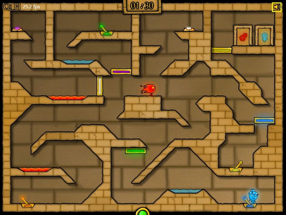 森林冰火人光明神殿第三十五关