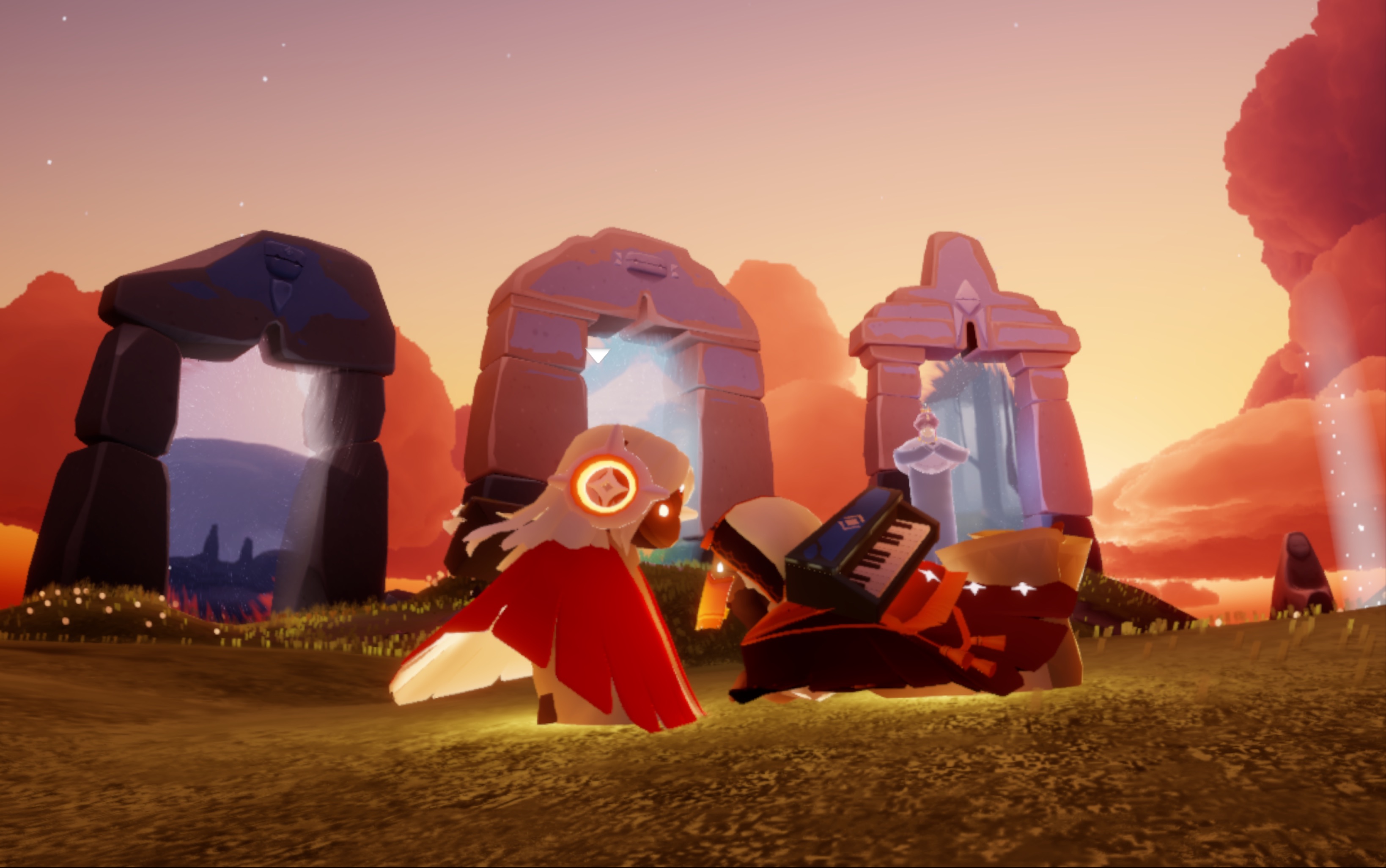 [光遇61sky]魔法季双马尾先祖乐谱试听61三乐器合奏(钢琴61笛子