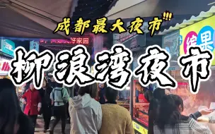 成都温江藏着最大一座夜市，灯火辉煌，几条街都走不完，各种美食应有尽有