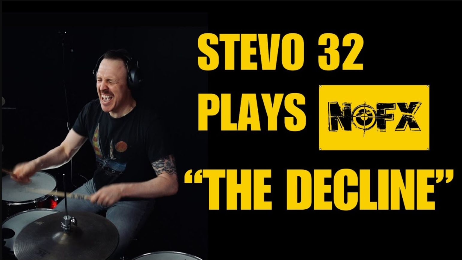 STEVO 32 演奏 NOFX  THE DECLINE (DRUM COVER)哔哩哔哩bilibili