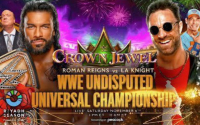 [图]【WWE】2023.11.05 Crown Jewel 比赛预测