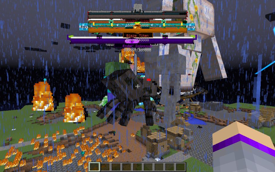 燃烧显示卡系列mc泰坦模组放全部的生物危