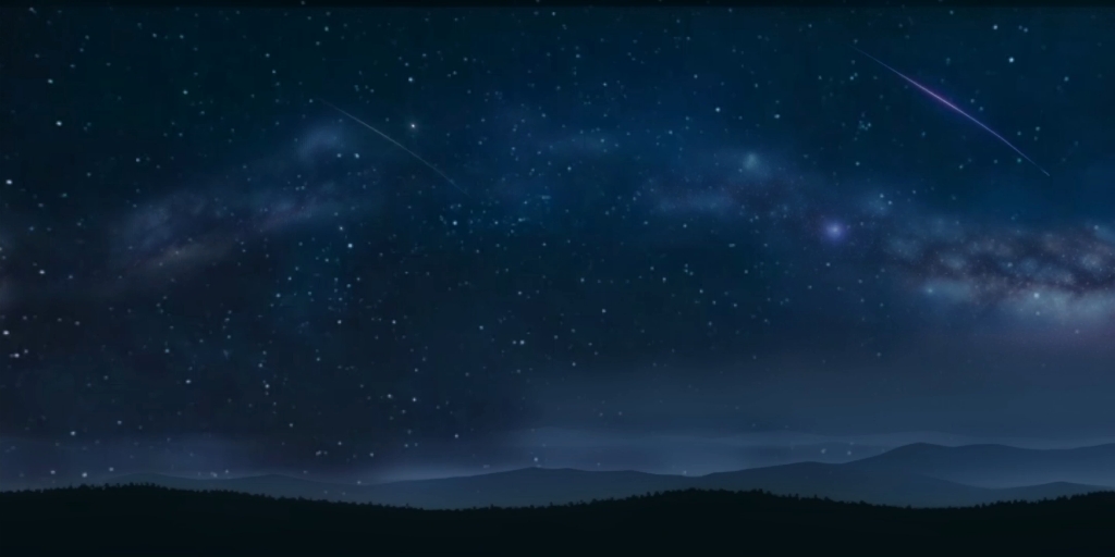 流动星空#治愈系风景#唯美意境#星空#流星