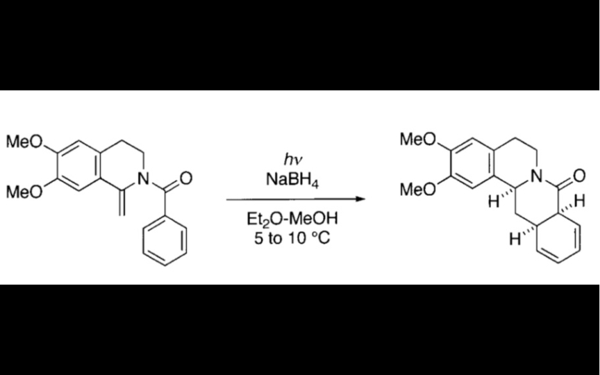 福山机理c041 n-烯基苯甲酰胺在光照条件下的电环化反应