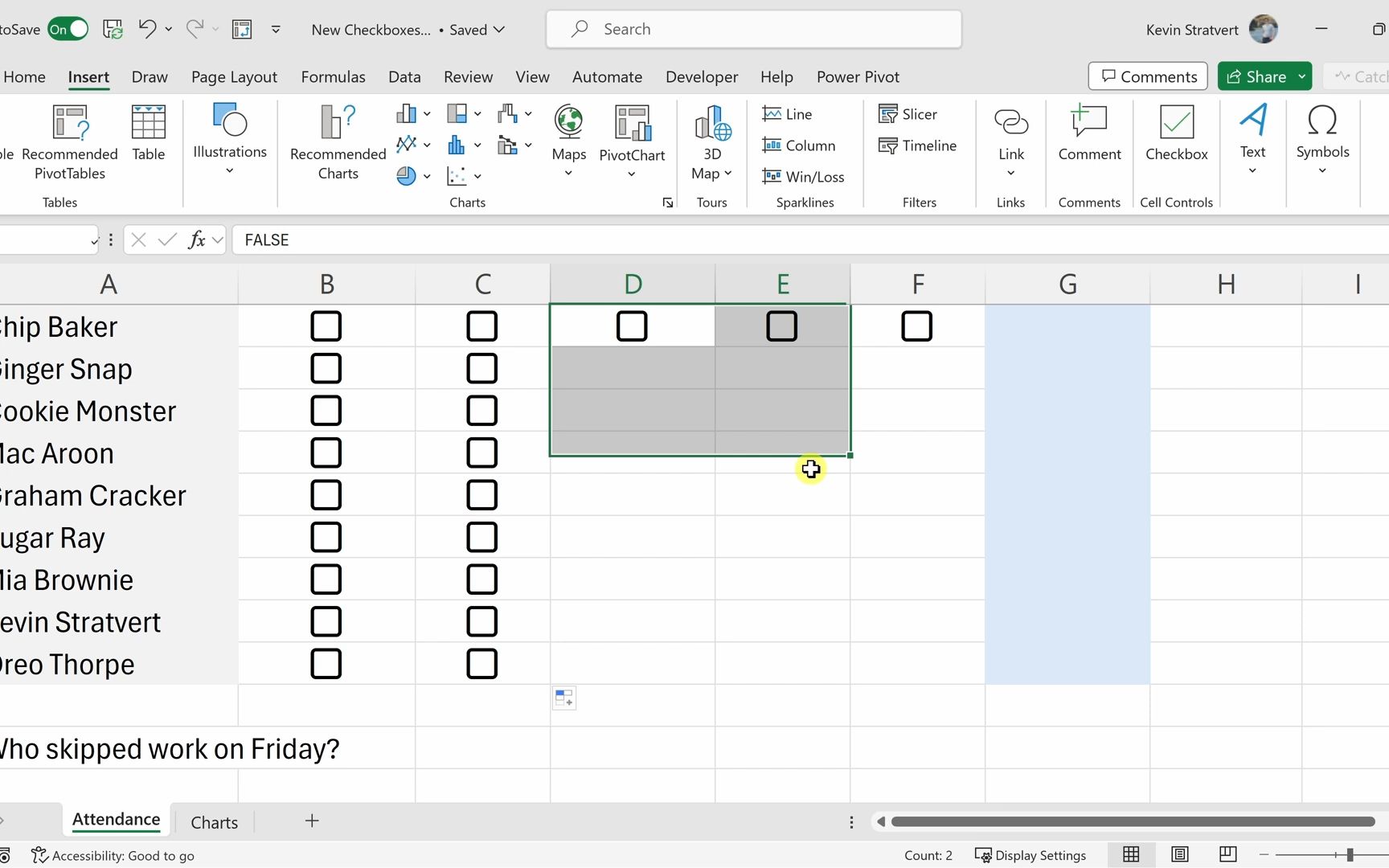 new- how to add checkbox in excel(英文)