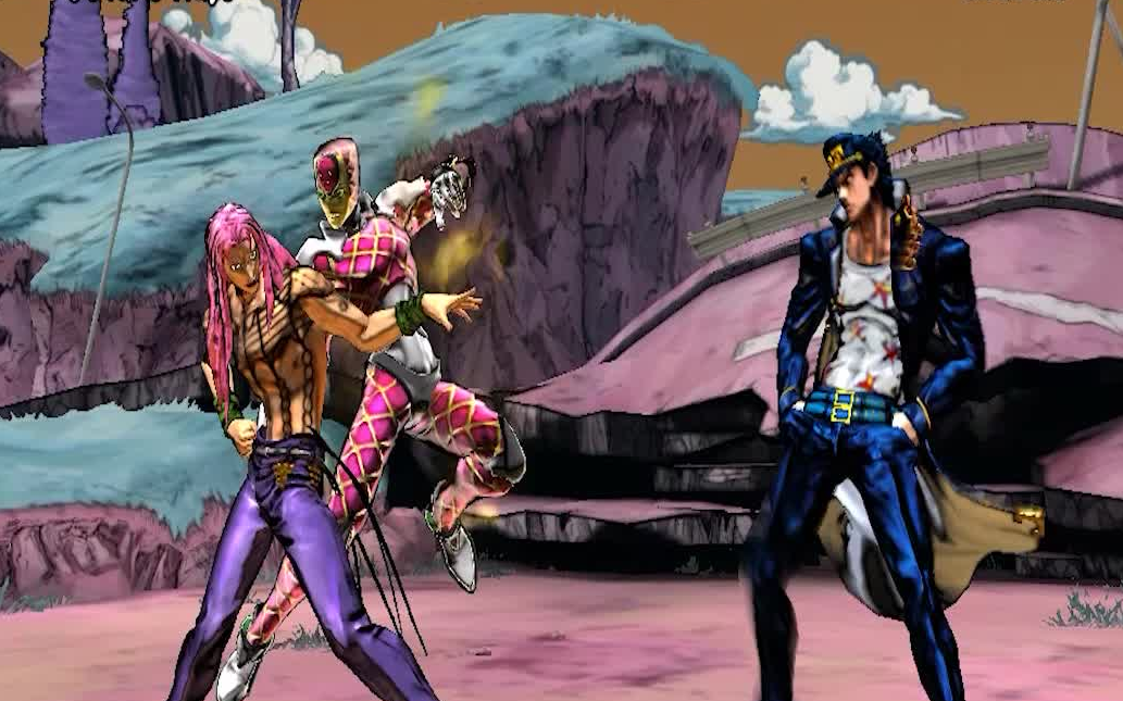 ps3《jojo全明星大亂鬥》迪亞波羅技能演示 緋紅之王時間消除