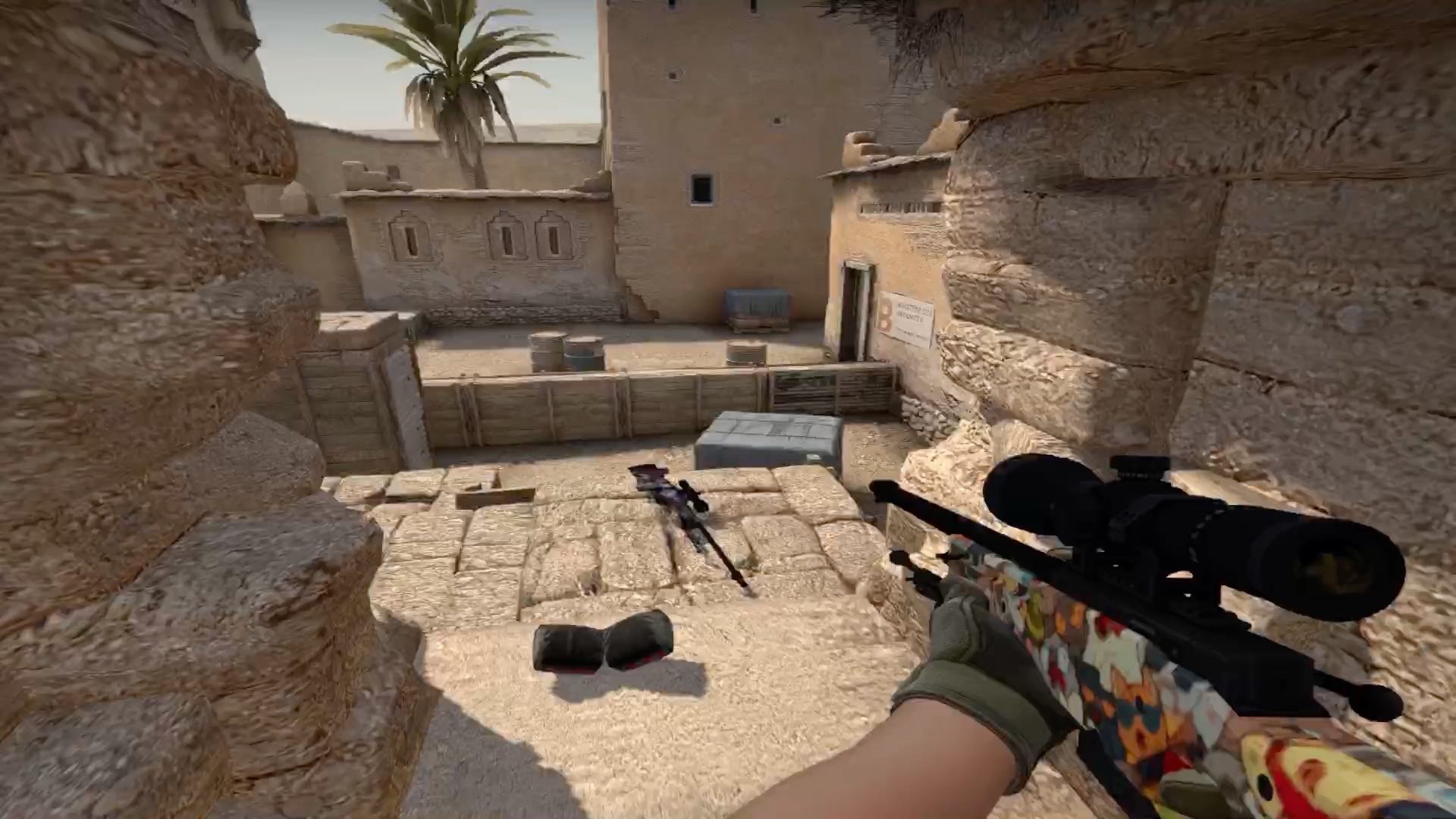 【csgo】残局1v1极限甩狙【csgo】5e新赛季2700局awp ace