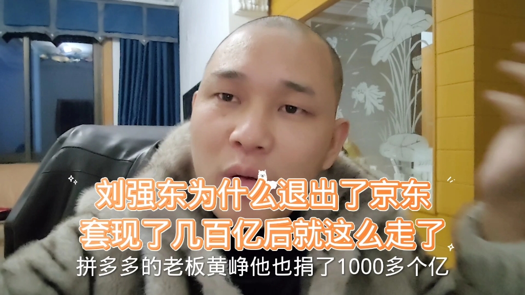 刘强东为什么退出了京东,这究竟是什么原因呢?哔哩哔哩bilibili