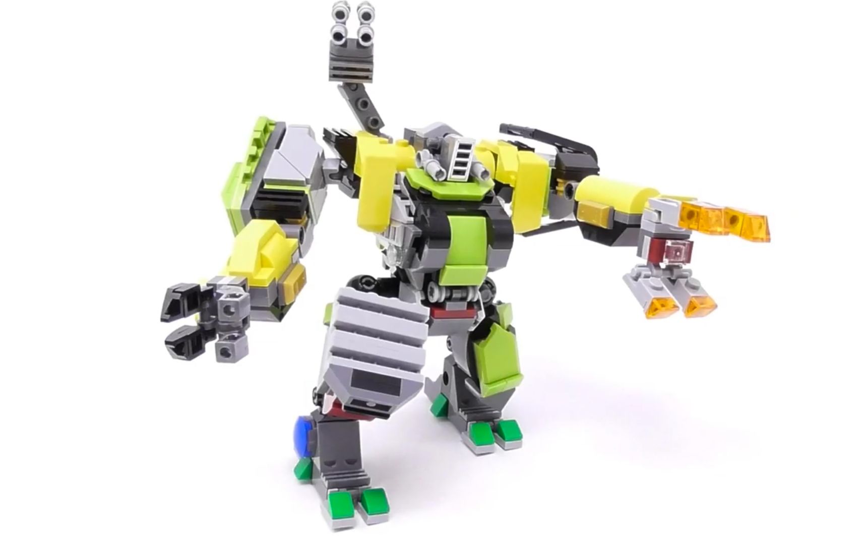 乐高moc作品75938套内改装机甲bio武器拼搭指南教程