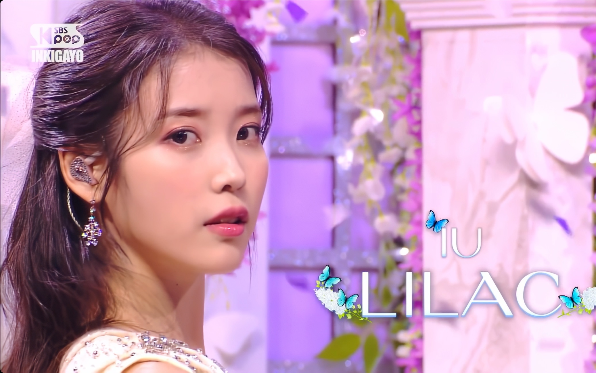 【4k中韩字幕】iu - lilac|2021 inkigayo现场