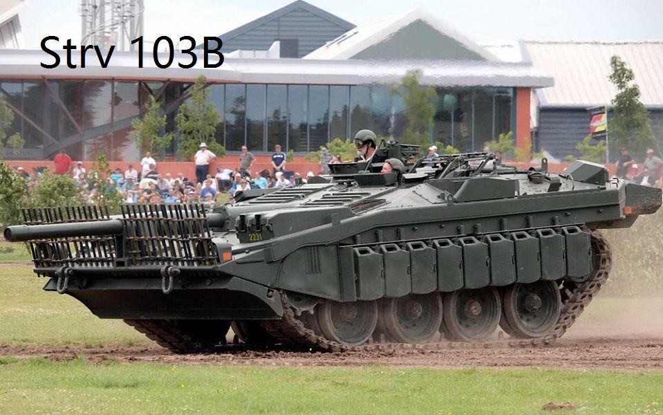 strv103b瑞典十级自行反坦克炮一万一千输出