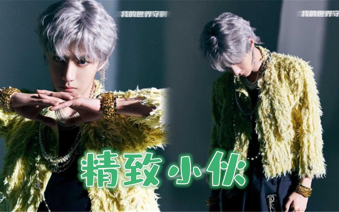 王一博银发撕漫感大片,时尚感爆棚,男神仙气高级无上限