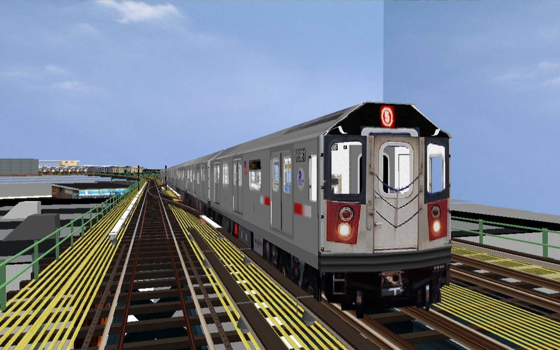 【openbve/pov】纽约地铁5号线(东彻斯特~布鲁克林大学)(快车)前方