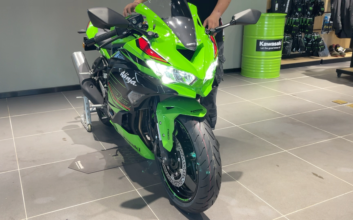 【kawasaki】川崎ninja zx4rr,国内实车静态展示 音浪纯享!