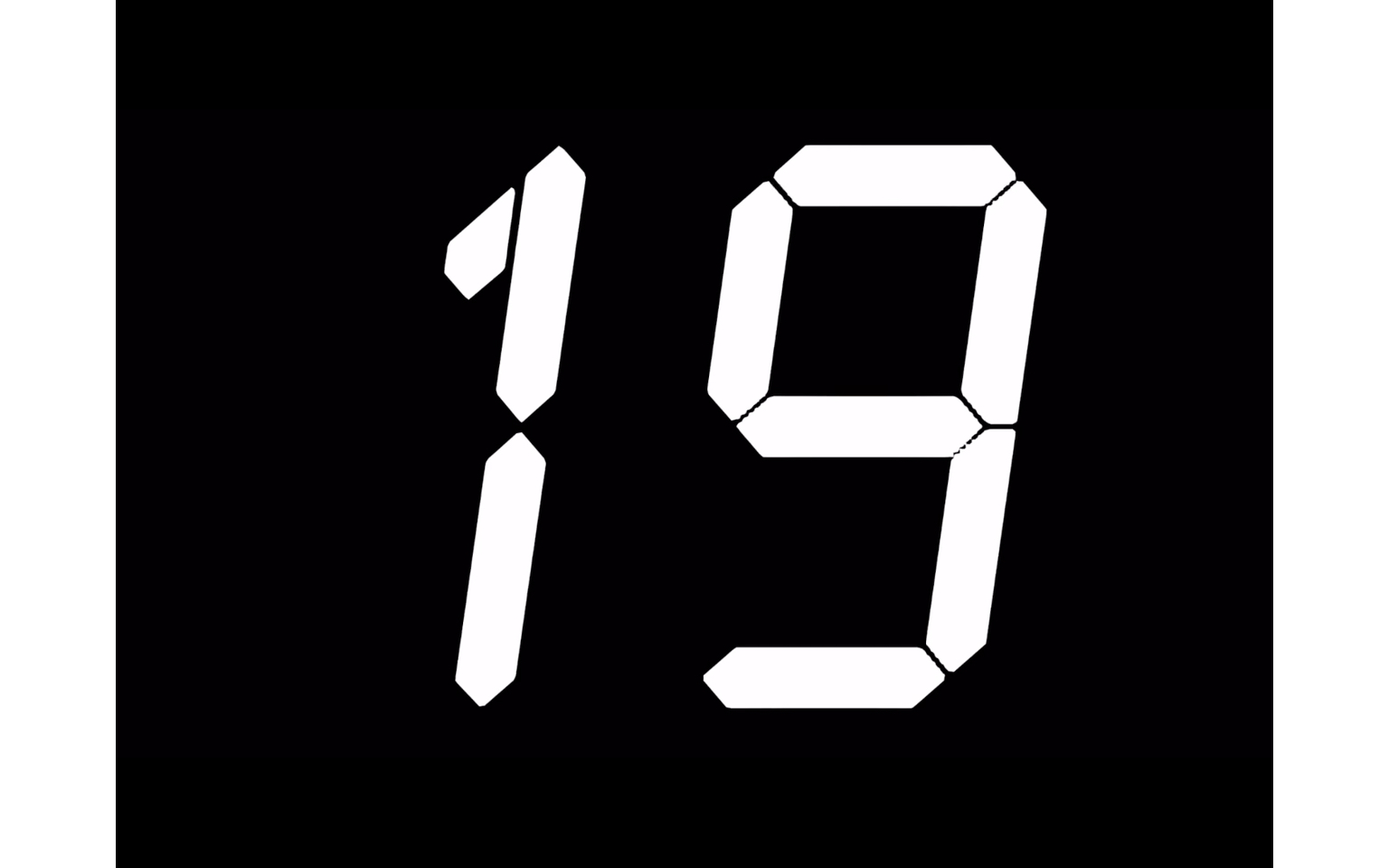 20秒倒计时(十进制) 但是遇到含"1"的数就 ÷0 进制