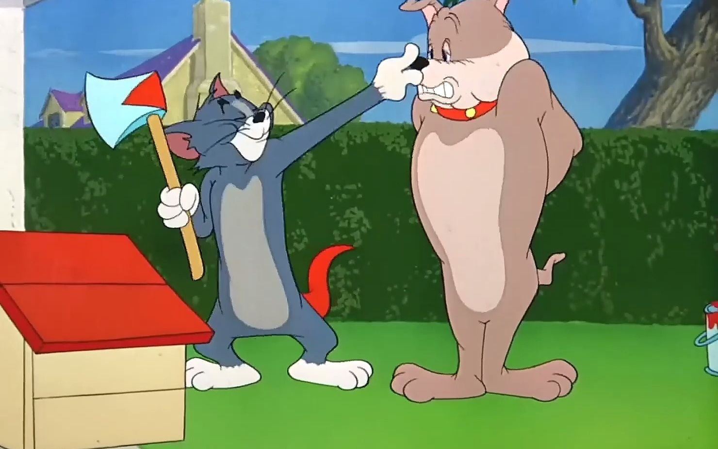 "每日一遍,防止emo""今日汤姆大战斯派克"#猫和老鼠 (2) (1)