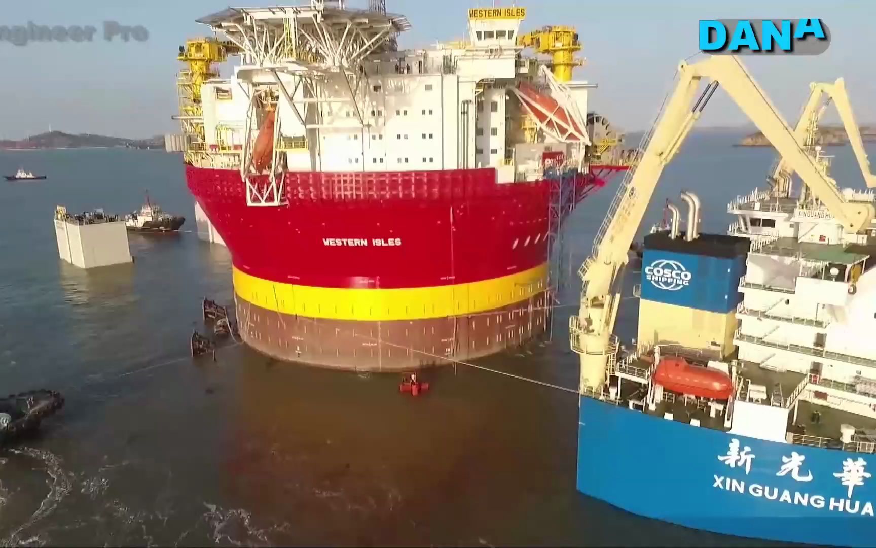 启东中远海运 DANA FPSO  Delivers Dana Petroleum's Western Isles FPSO哔哩哔哩bilibili