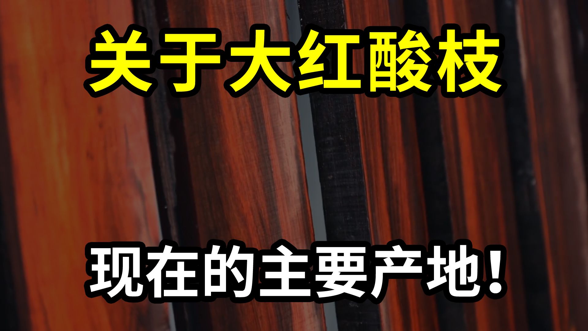 关于大红酸枝,现在的主要产地!不同价格相差10倍以上哔哩哔哩bilibili