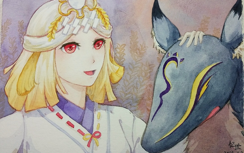 【水彩】忆世手绘 御馔津