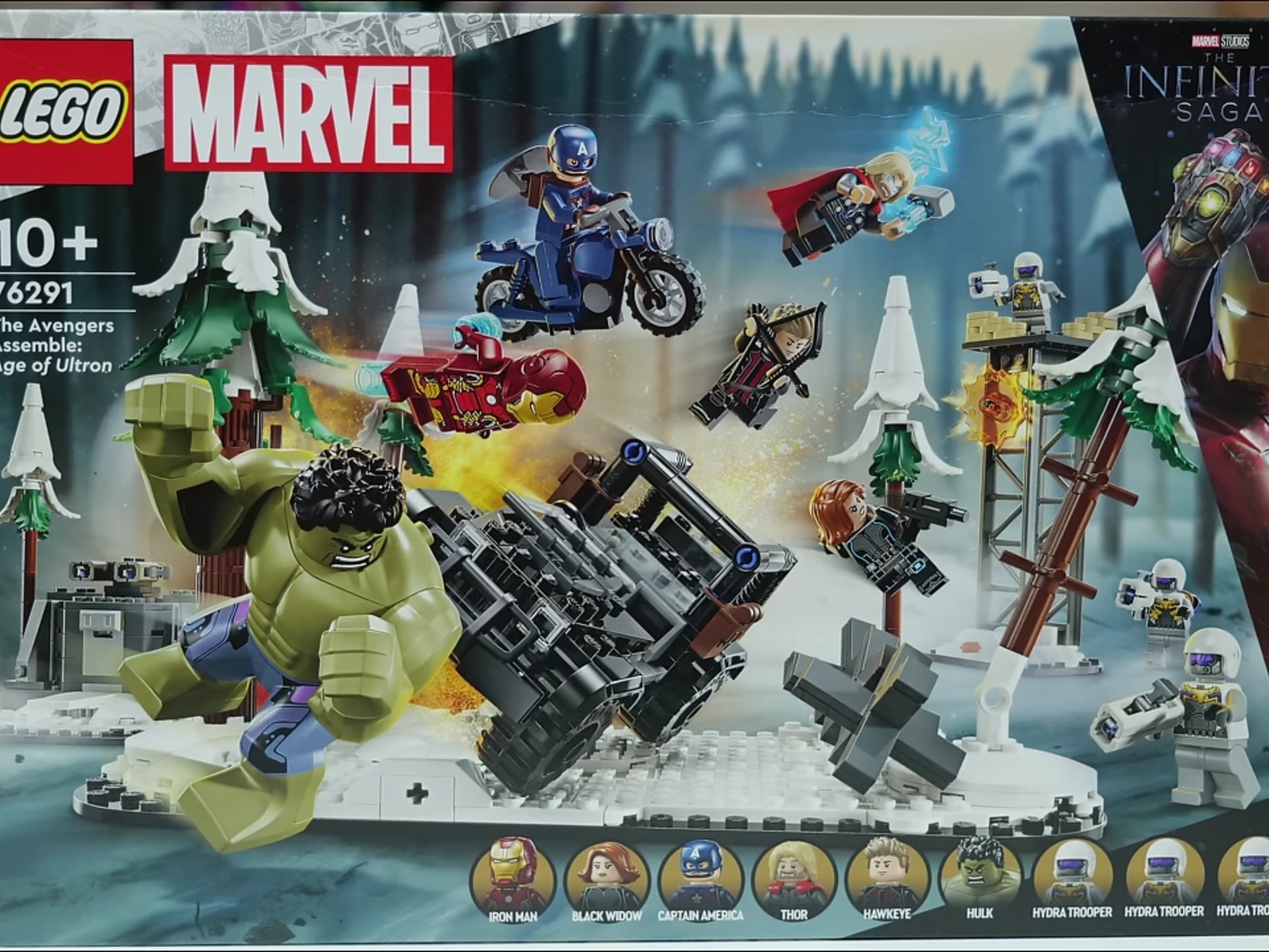 乐高漫威超级英雄 76291 复仇者集结:奥创纪元