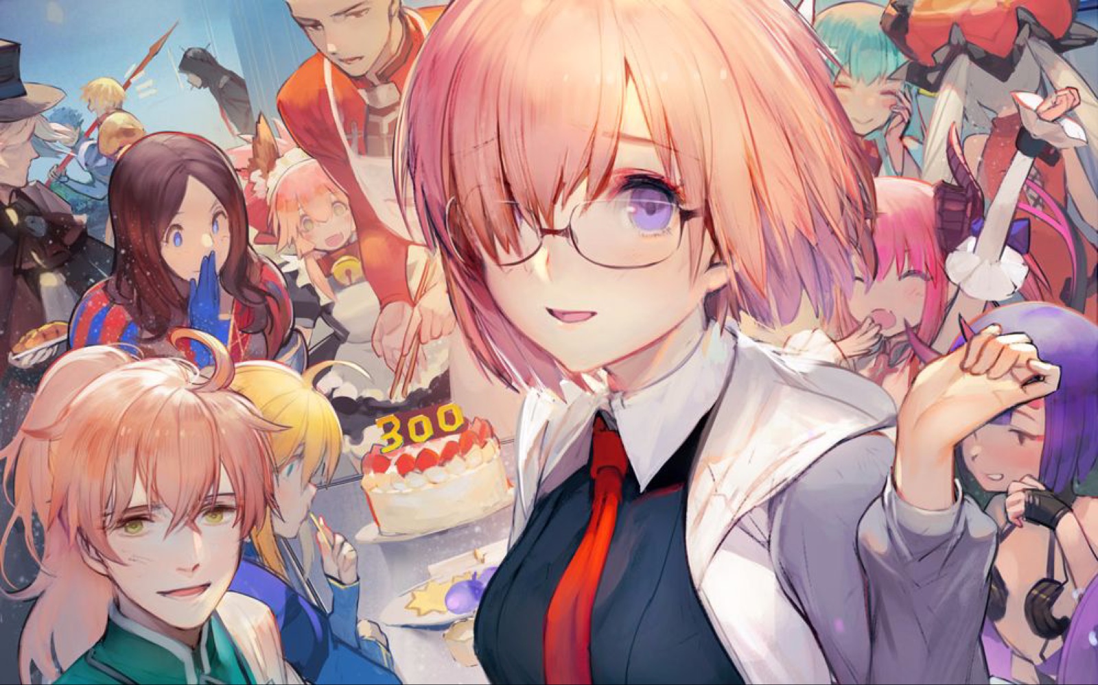 fgo日服迦勒底合影纪念_哔哩哔哩 (゜-゜)つロ 干杯~-bilibili