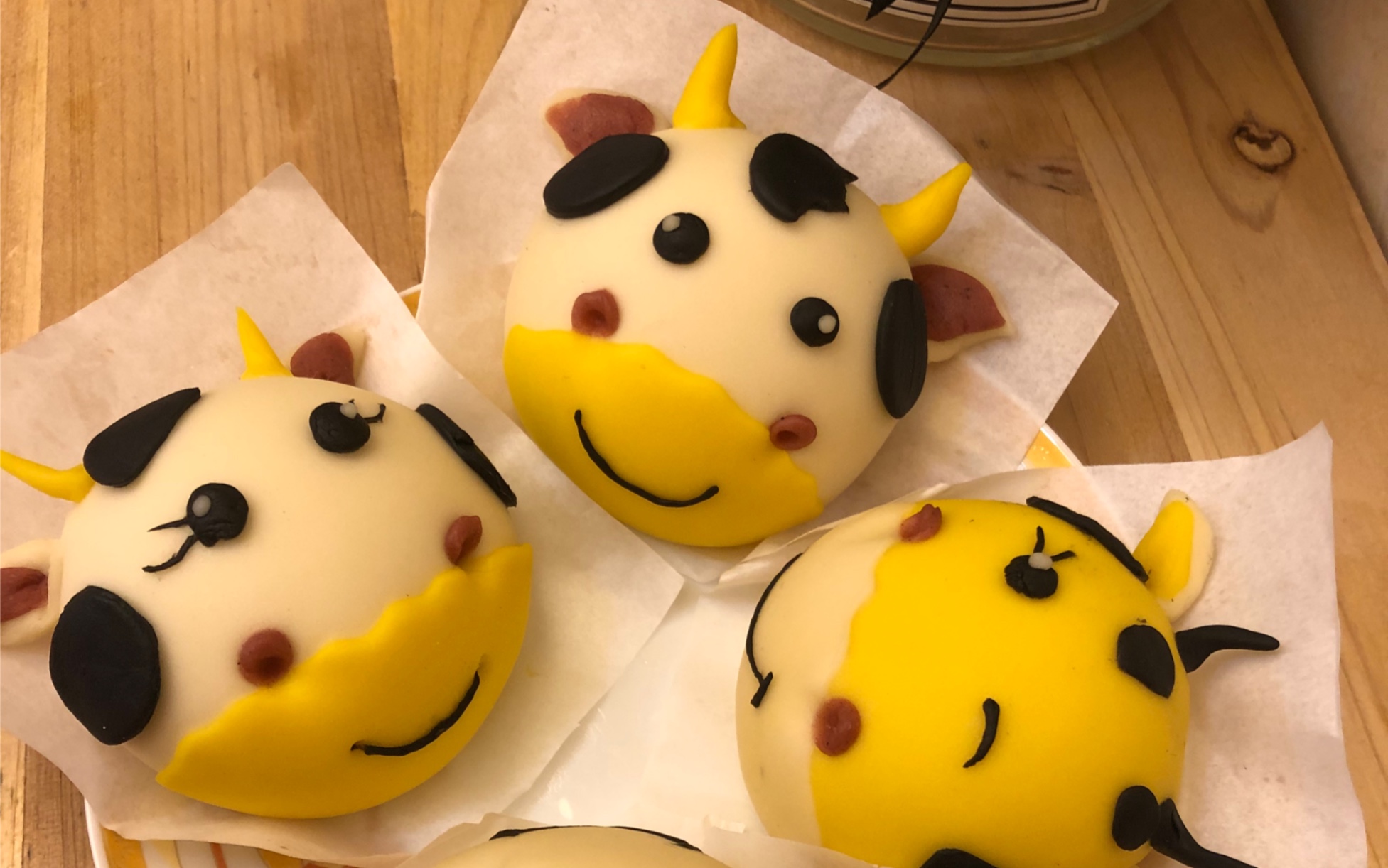 小牛造型馒头