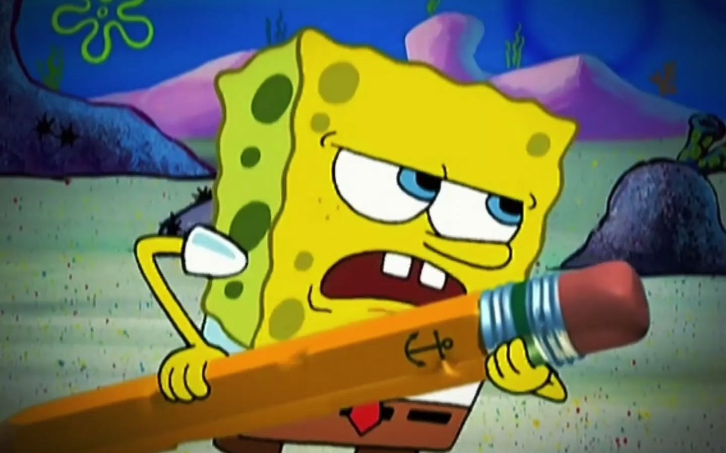 海绵宝宝"铅笔人"