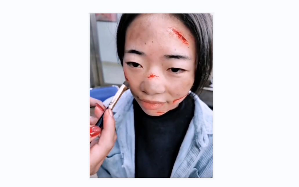 影视伤效妆～小伤口详细画法步骤