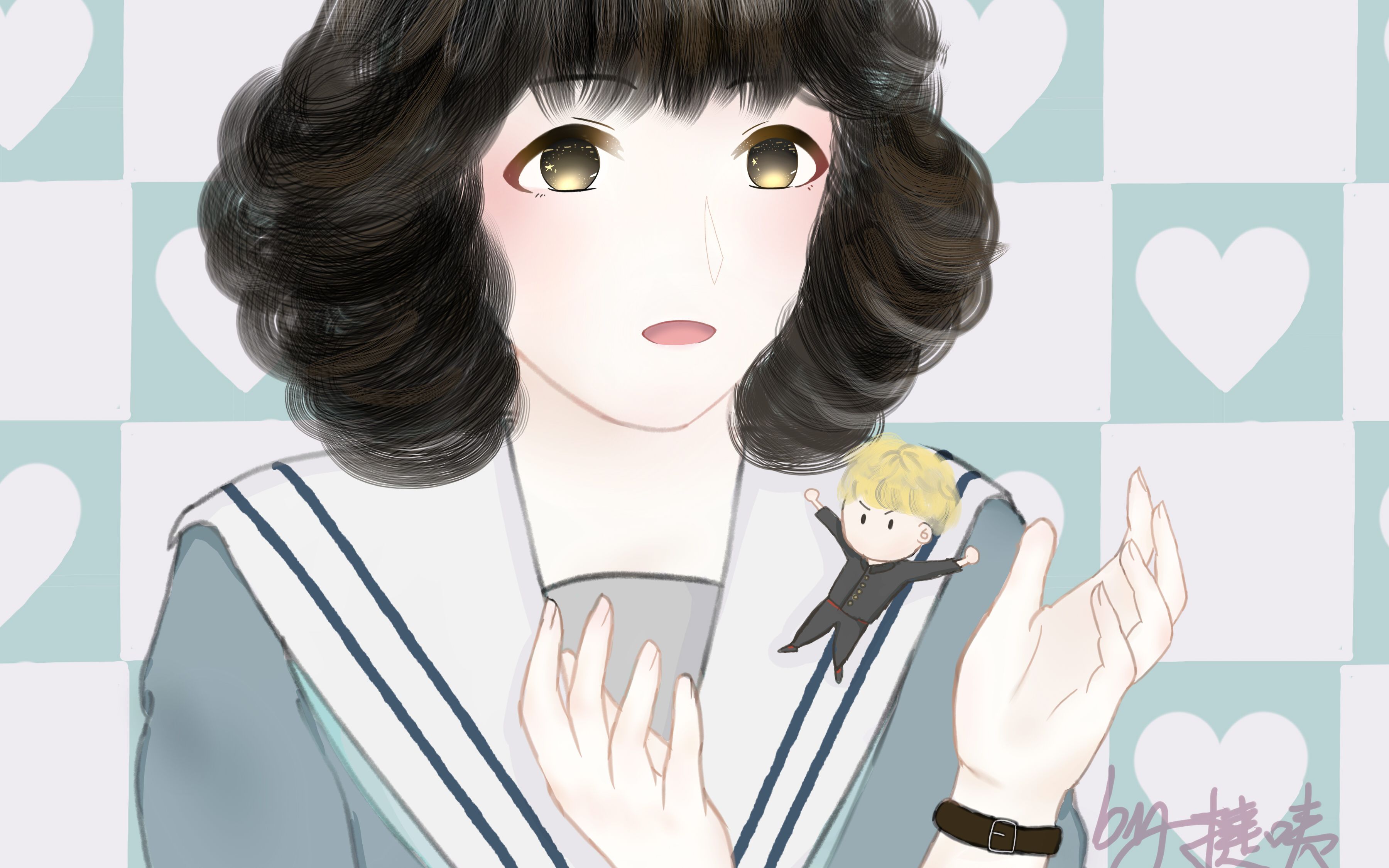 【板绘】我是大哥大—赤坂理子