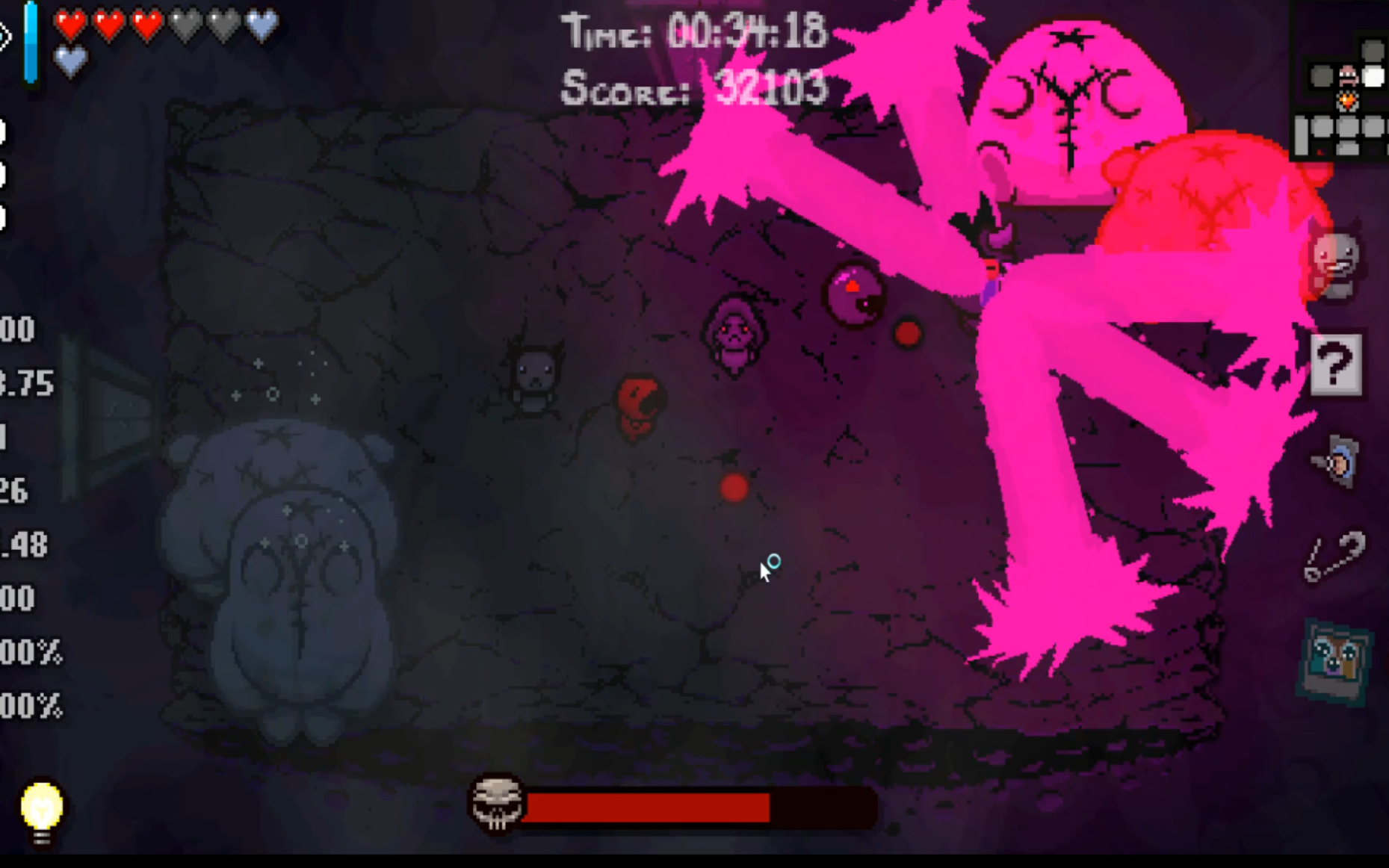 新宇阁下以撒的结合胎衣ep50吸管神器吸怪物血蓝黑心双倍神器小恶魔萌