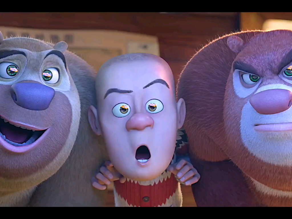 光头强:我终于摆脱光头,只剩强了! %熊出没 %可爱 %动漫