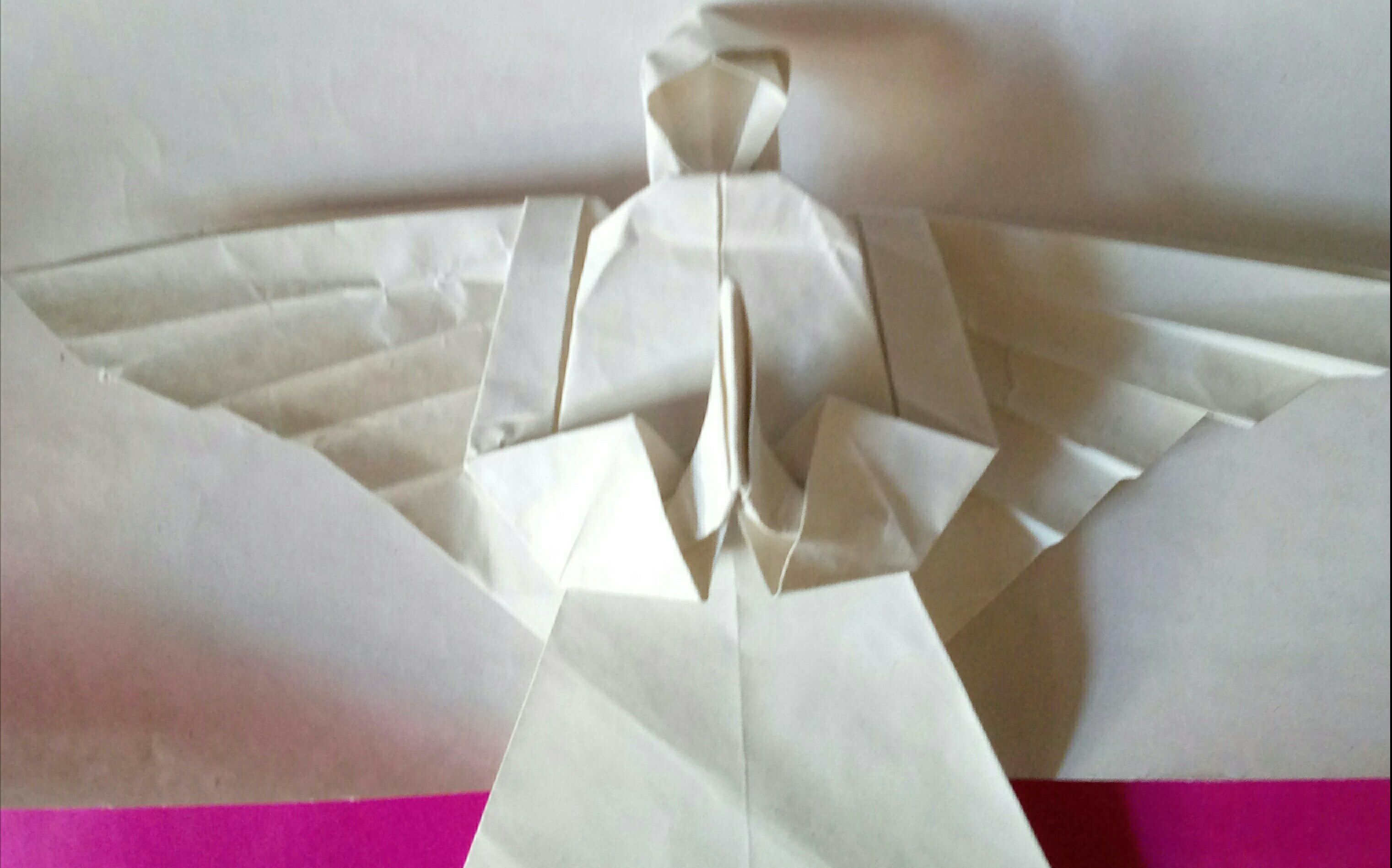 折纸人物天使图片