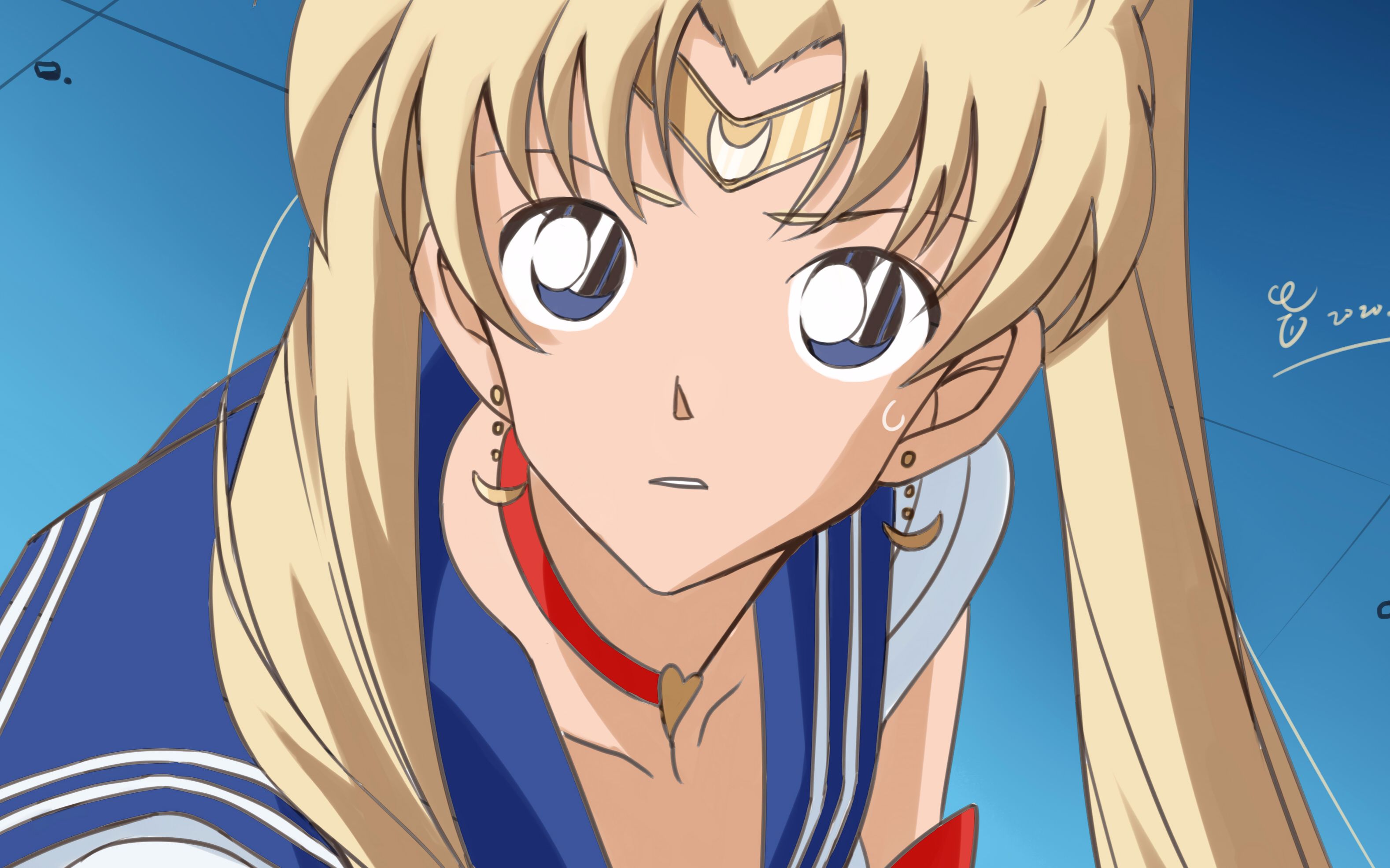 用柯南的画风重绘美少女战士