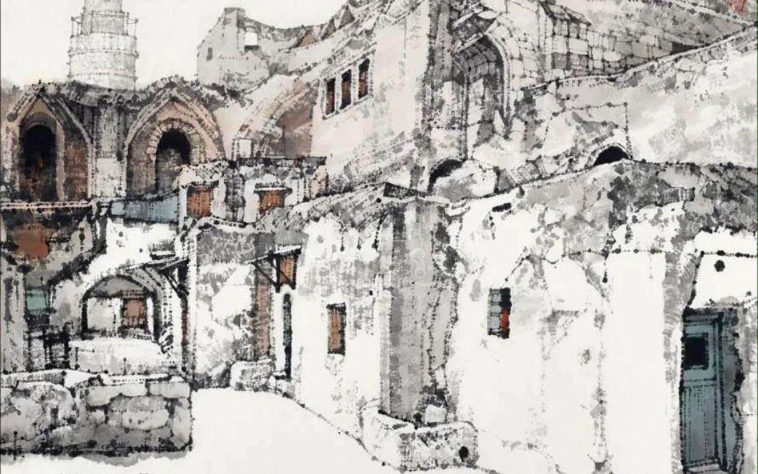 美仑美奂的建筑水墨世界 | 中国山水画家:刘建