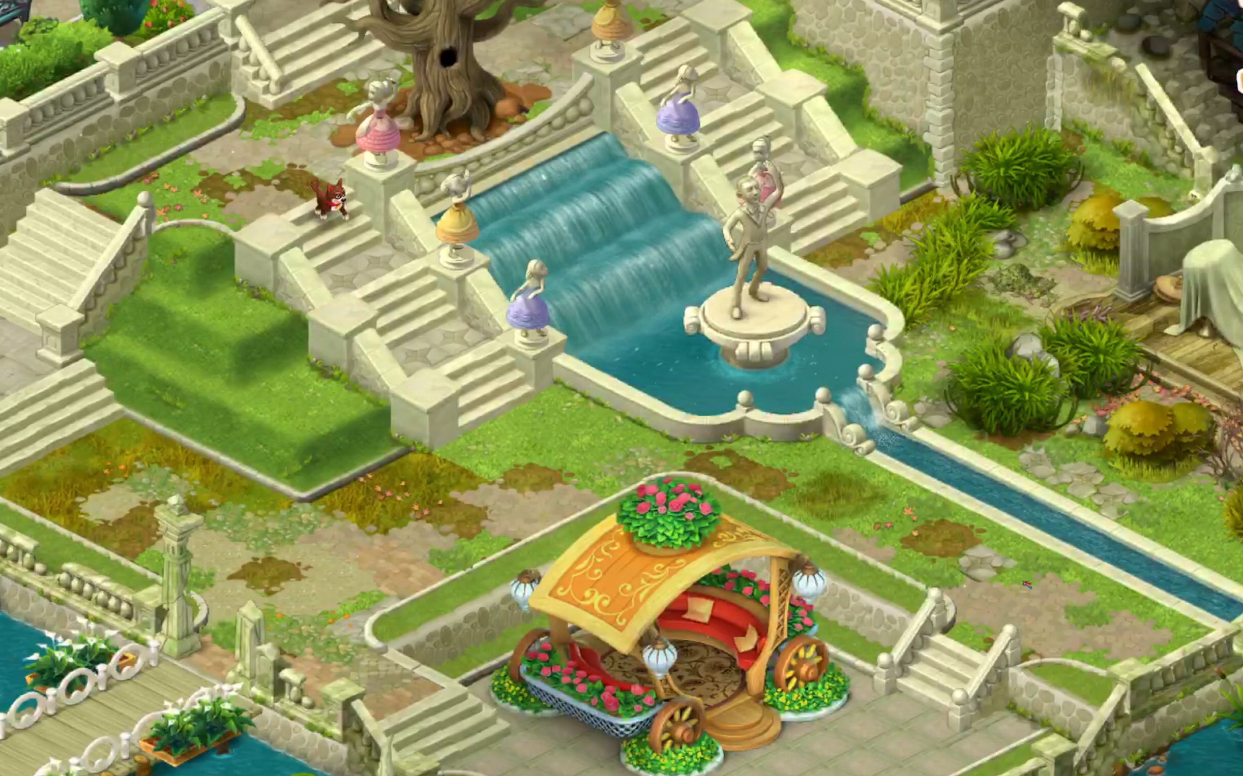 奥斯汀艰难修家之旅梦幻花园第六部分瀑布花园第12天