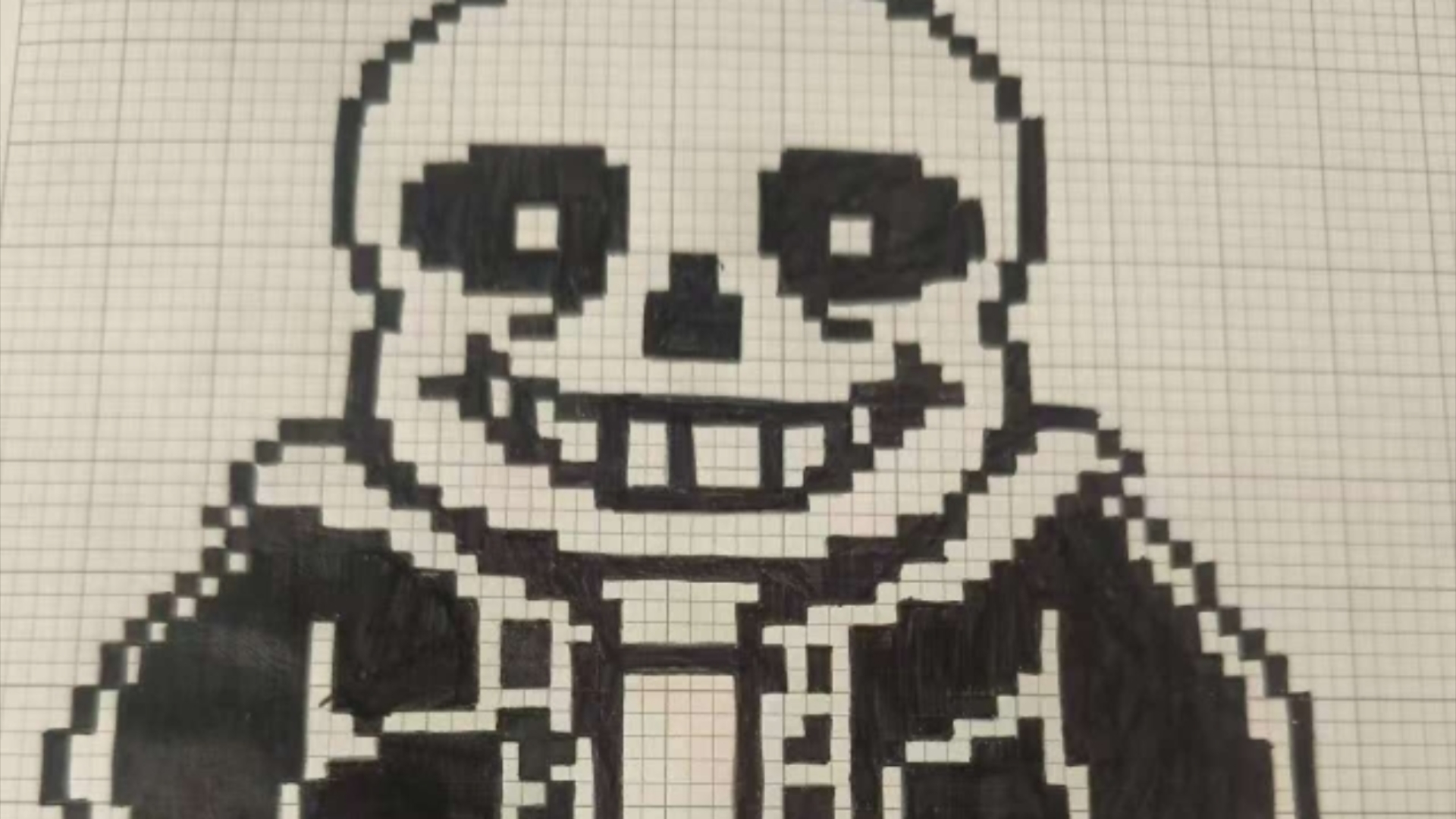 传说之下像素画:sans