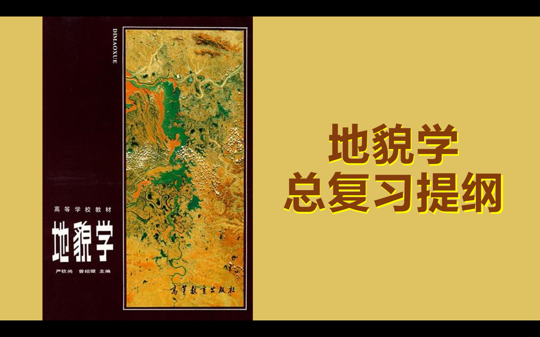 [图]地貌学总复习提纲