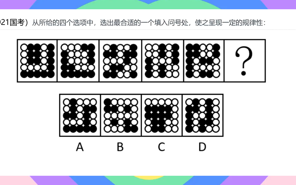 公务员考试判断推理之图形推理哔哩哔哩bilibili