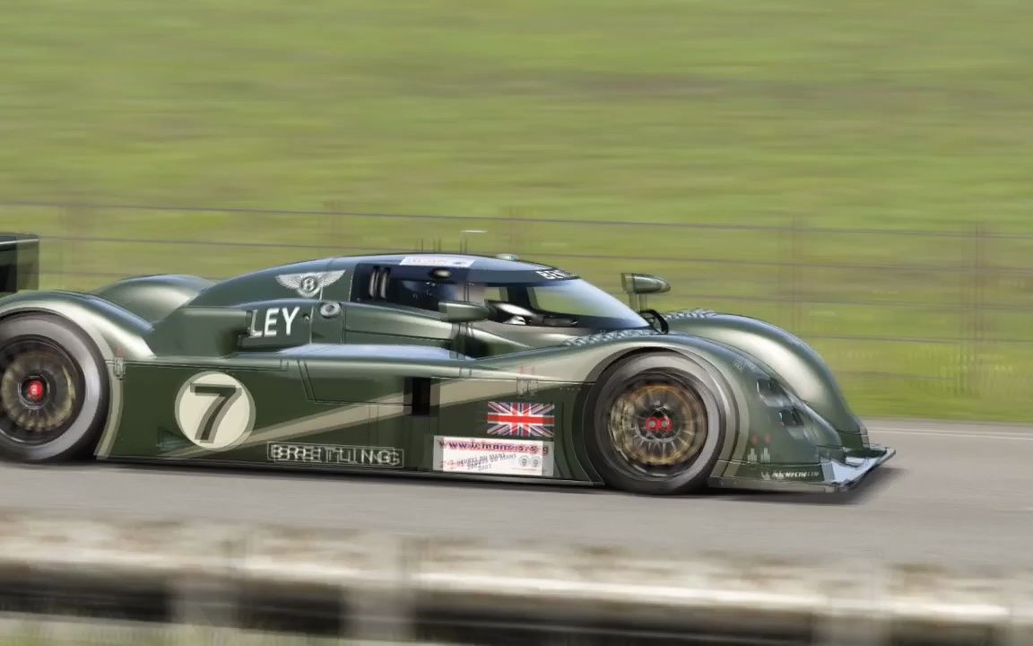 bentley speed 8 03 vs supercars at higlands