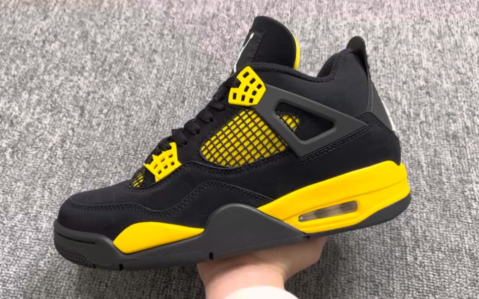aj4 黑黄雷公!尺码36-47.5!升级品质批次!水平也是市场一流!