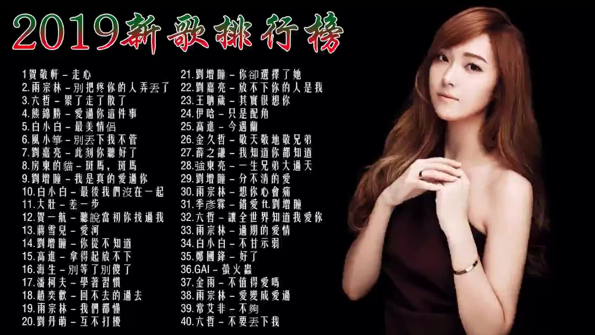 com不能不听的50首歌 【 2018-2019最火的歌曲 ) 2018年最火的